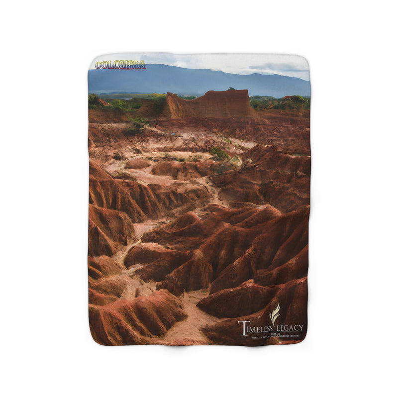 "DESIERTO DE LA TATACOA" - Sherpa Fleece Blanket