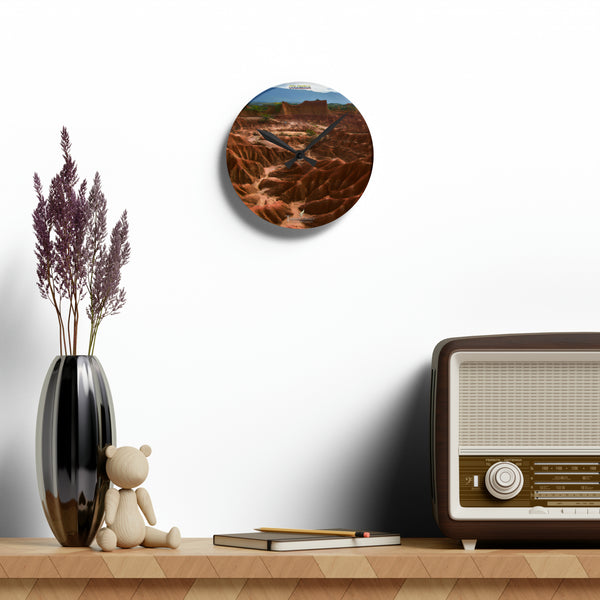 "DESIERTO DE LA TATACOA" - Acrylic Wall Clock