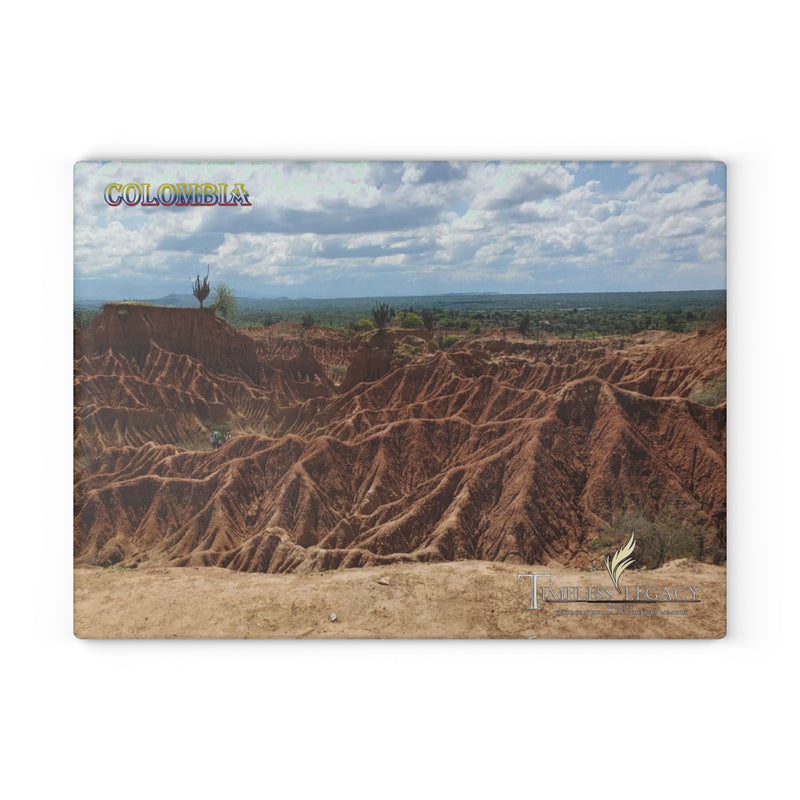 "DESIERTO DE LA TATACOA" - Glass Cutting Board