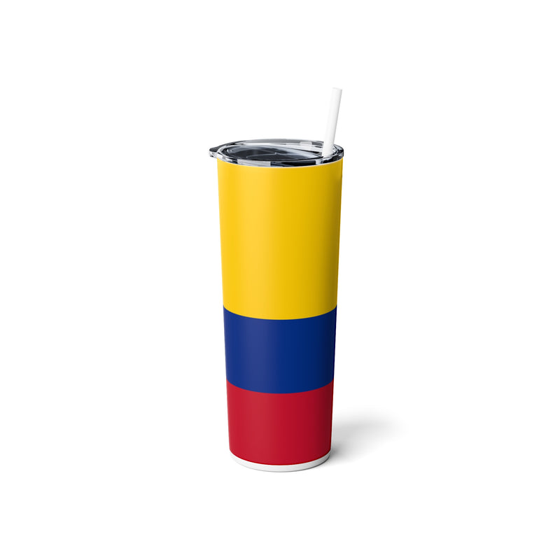 Skinny Steel Tumbler with Straw