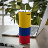 Skinny Steel Tumbler with Straw