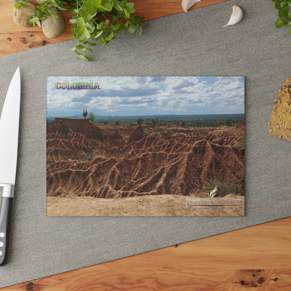 "DESIERTO DE LA TATACOA" - Glass Cutting Board