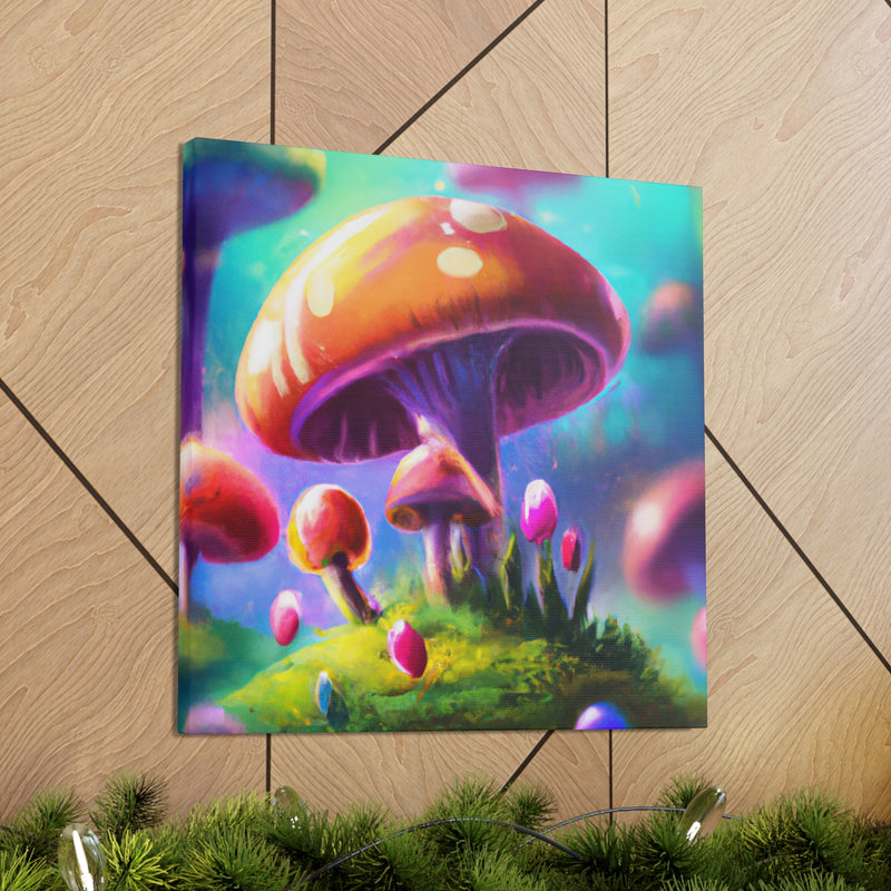 Fryer Fungus, Master of the Mushrooms - Canvas