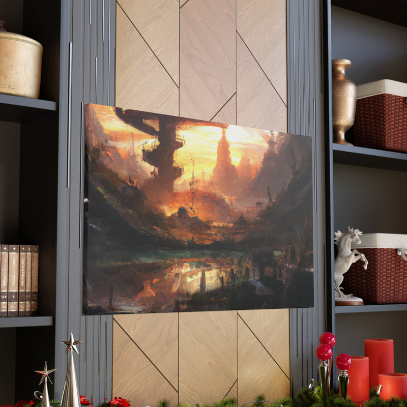 Galileo Stargazer. - Canvas