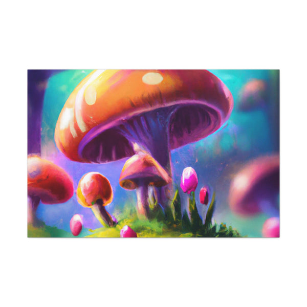 Fryer Fungus, Master of the Mushrooms - Canvas