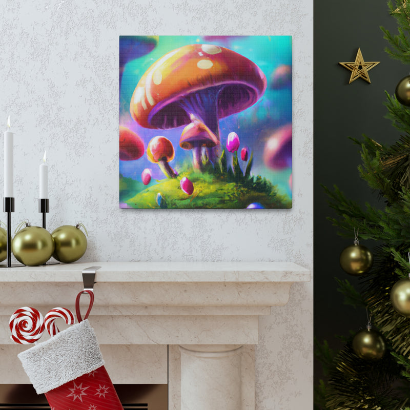 Fryer Fungus, Master of the Mushrooms - Canvas