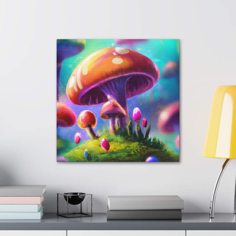 Fryer Fungus, Master of the Mushrooms - Canvas