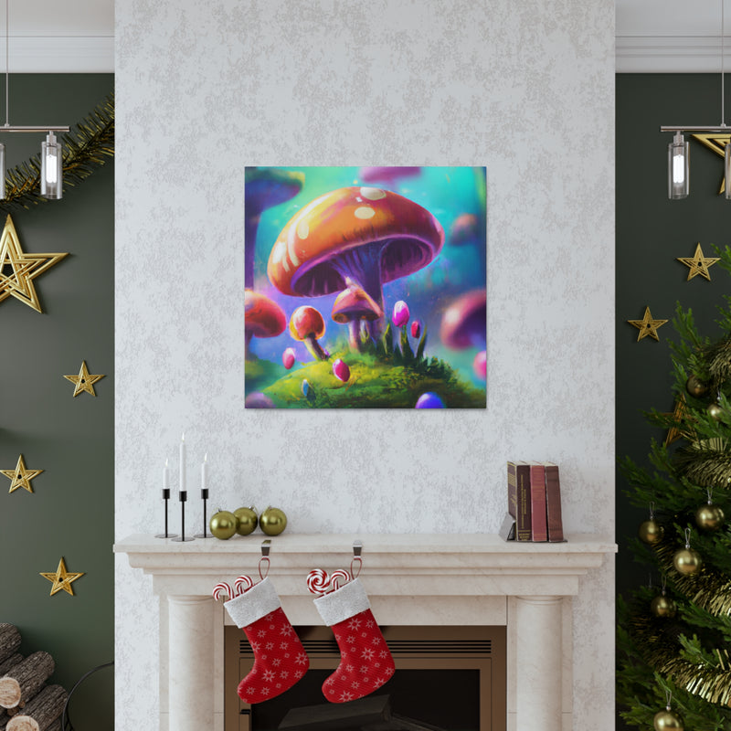 Fryer Fungus, Master of the Mushrooms - Canvas
