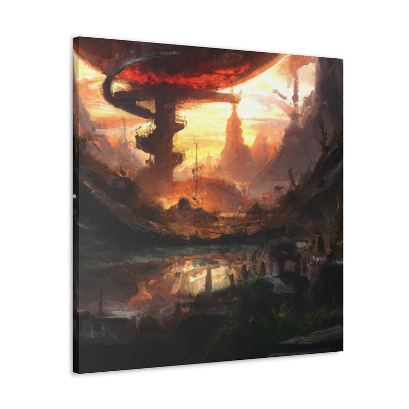 Galileo Stargazer. - Canvas
