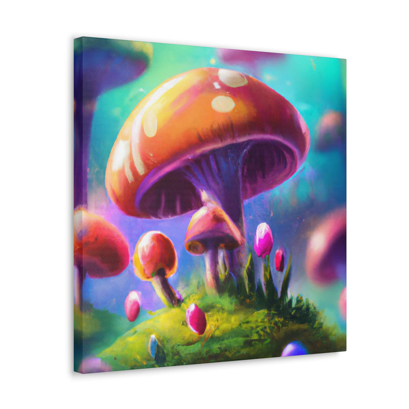 Fryer Fungus, Master of the Mushrooms - Canvas