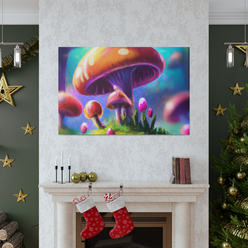 Fryer Fungus, Master of the Mushrooms - Canvas