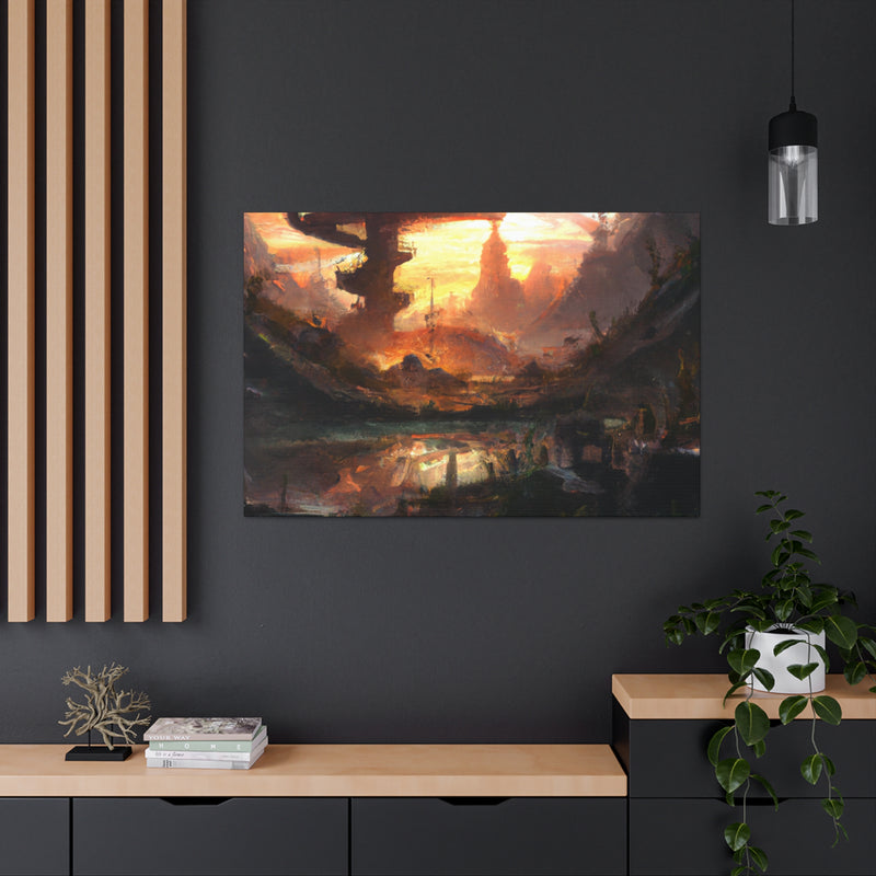 Galileo Stargazer. - Canvas