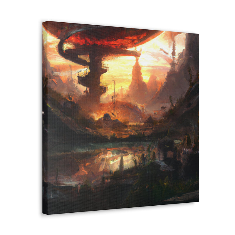 Galileo Stargazer. - Canvas