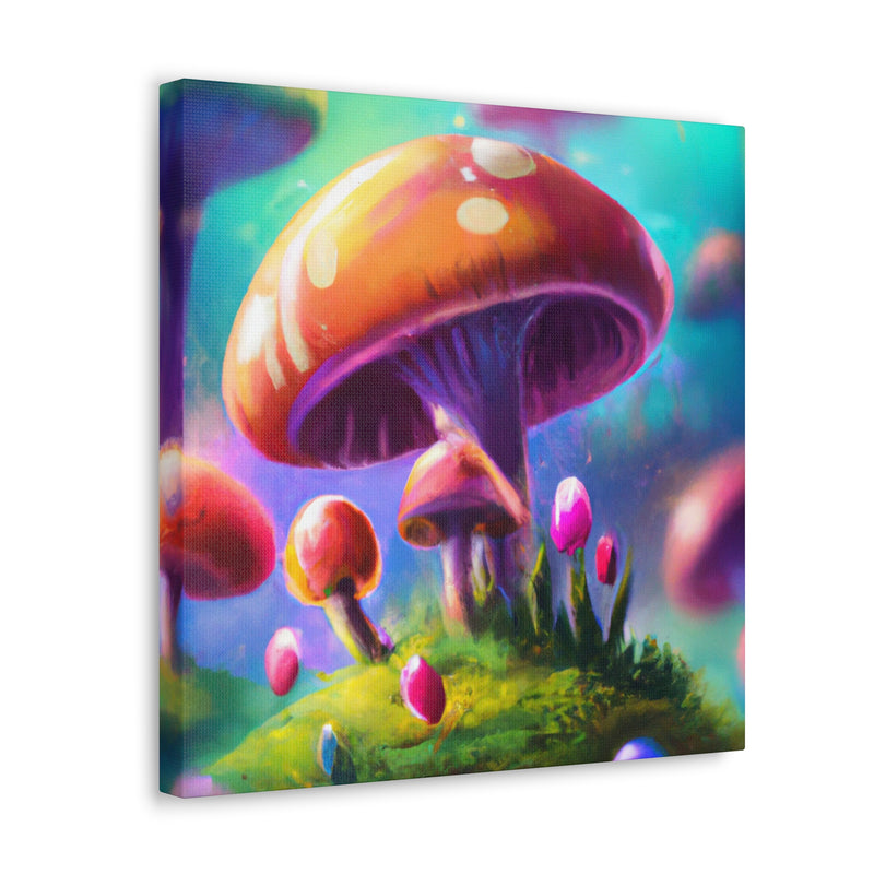 Fryer Fungus, Master of the Mushrooms - Canvas