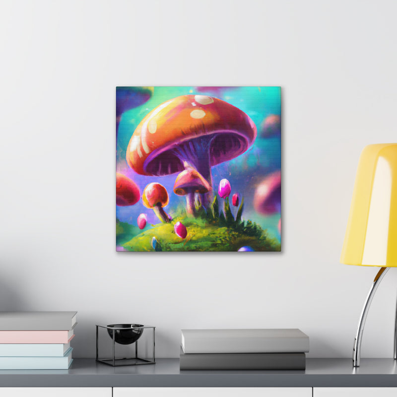 Fryer Fungus, Master of the Mushrooms - Canvas