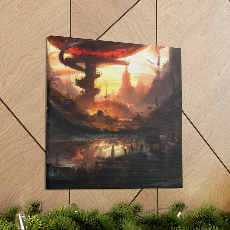 Galileo Stargazer. - Canvas