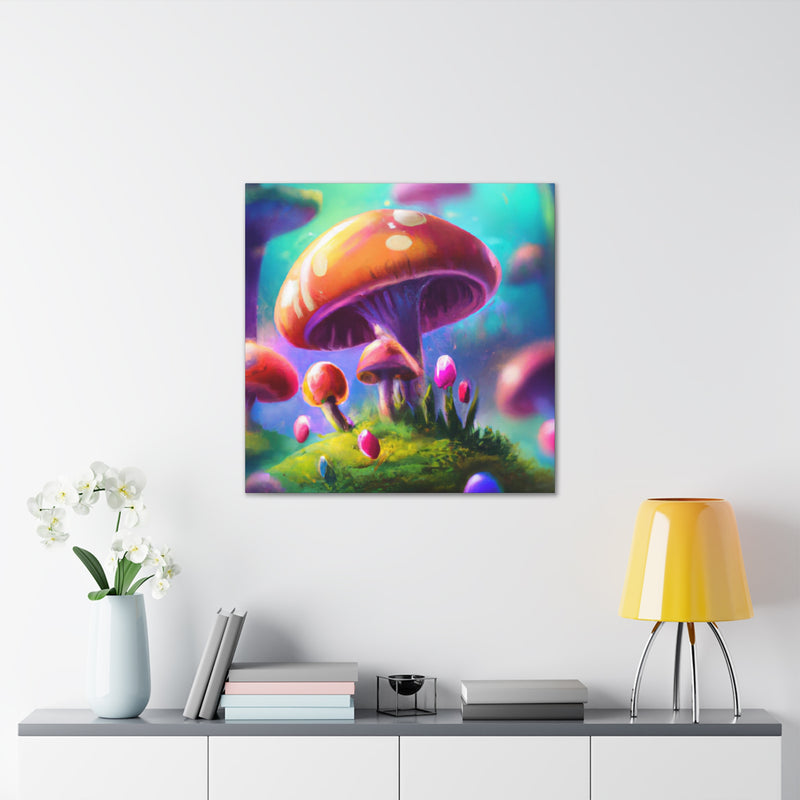 Fryer Fungus, Master of the Mushrooms - Canvas