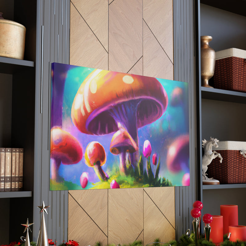Fryer Fungus, Master of the Mushrooms - Canvas