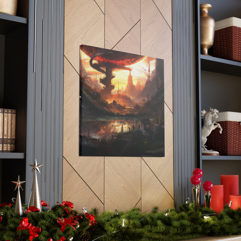 Galileo Stargazer. - Canvas
