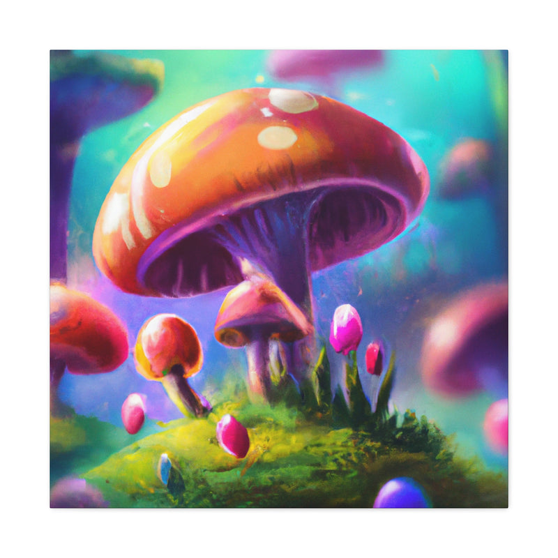 Fryer Fungus, Master of the Mushrooms - Canvas