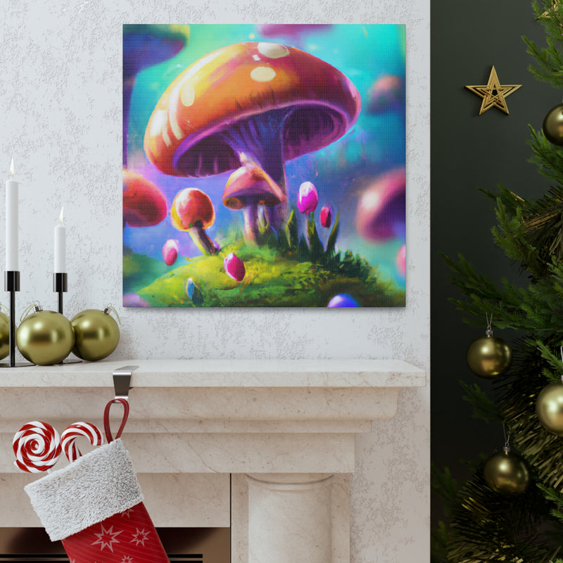 Fryer Fungus, Master of the Mushrooms - Canvas
