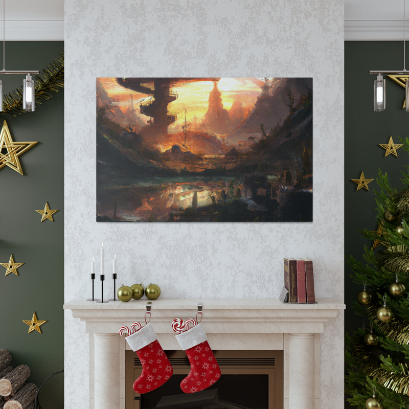 Galileo Stargazer. - Canvas